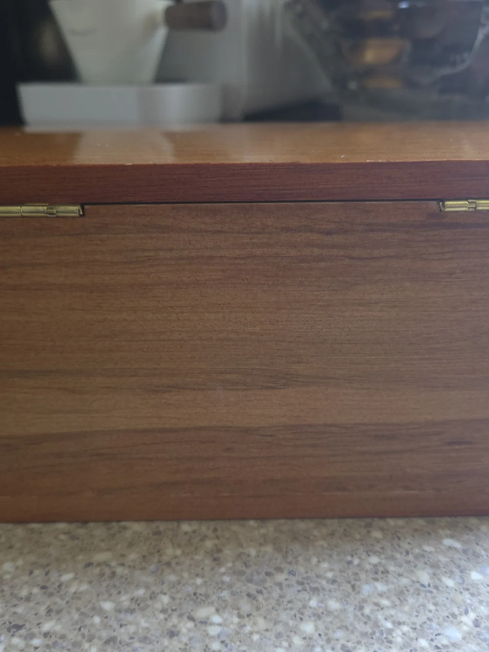 Wood Jewelry Box with Pink Lined Compartments